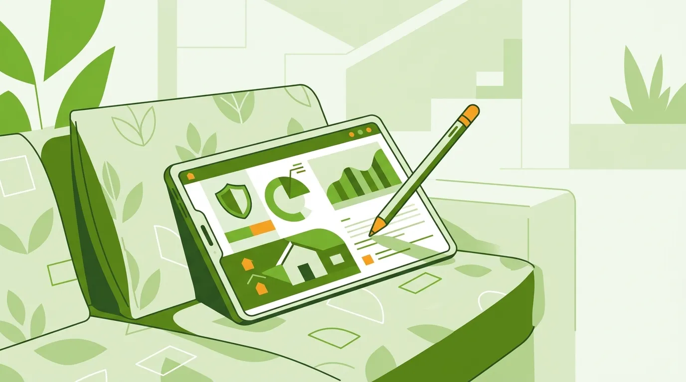 Tablet – Illustration zur Tablet-Versicherung