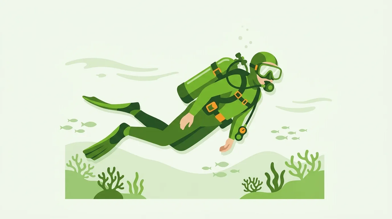 Illustration zur Tauchversicherung