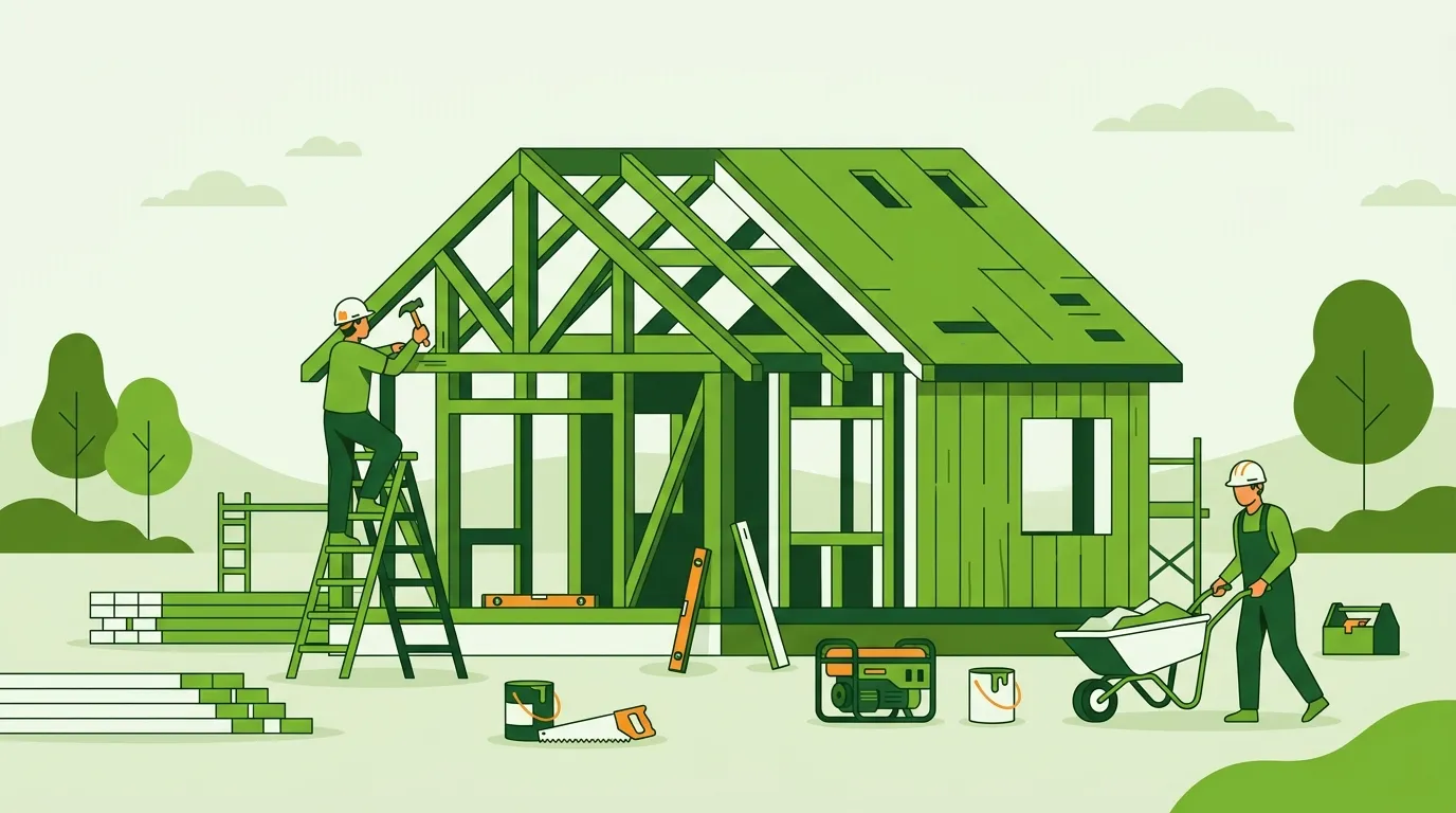 Illustration zur Bauversicherung