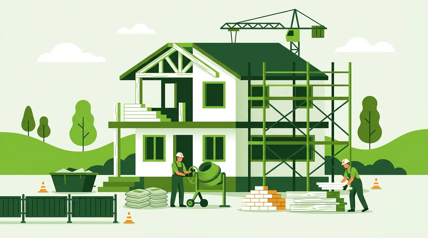 Illustration zur Bauversicherung
