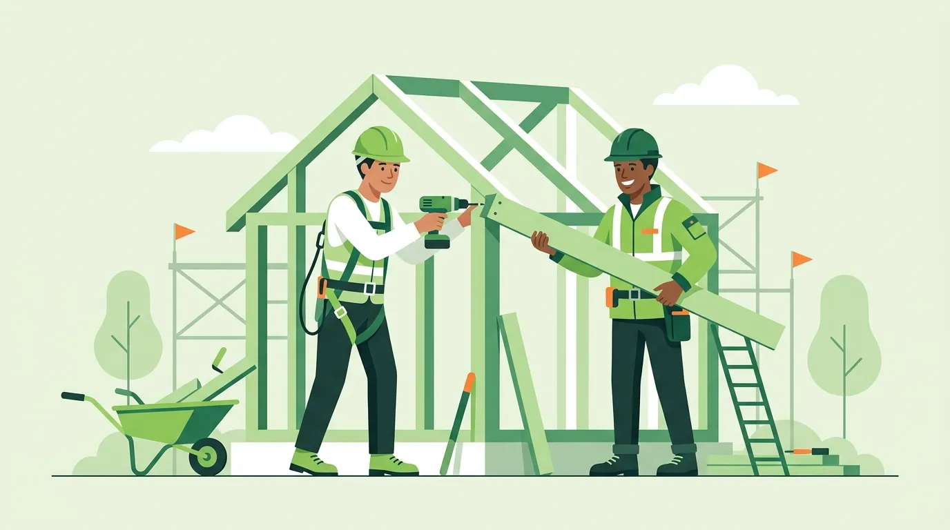Illustration zur Bauversicherung
