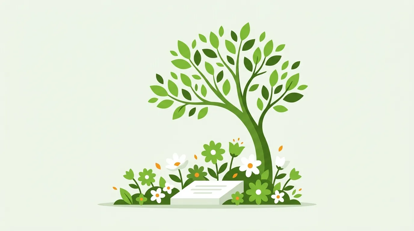 Illustration zur Bestattungsvorsorge