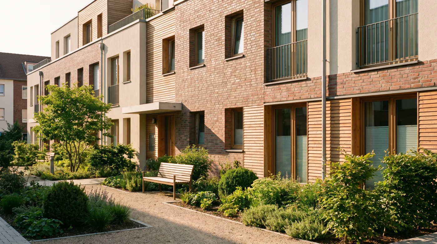 Gepflegtes Mehrfamilienhaus mit Vorgarten