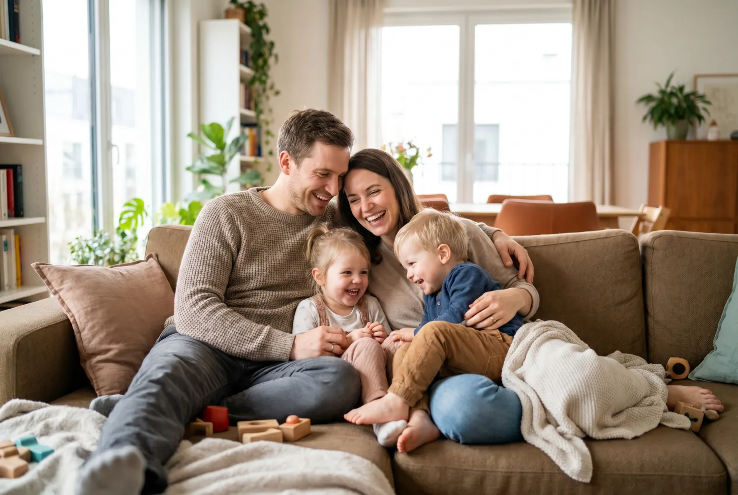 Familie als Sinnbild für die Lebensversicherung
