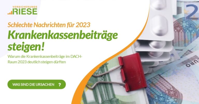 Warum die Krankenkassenbeiträge im DACH-Raum 2023 deutlich steigen dürften