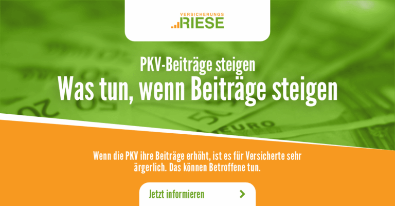 Was kann ich tun, wenn die PKV ihre Beiträge erhöht?