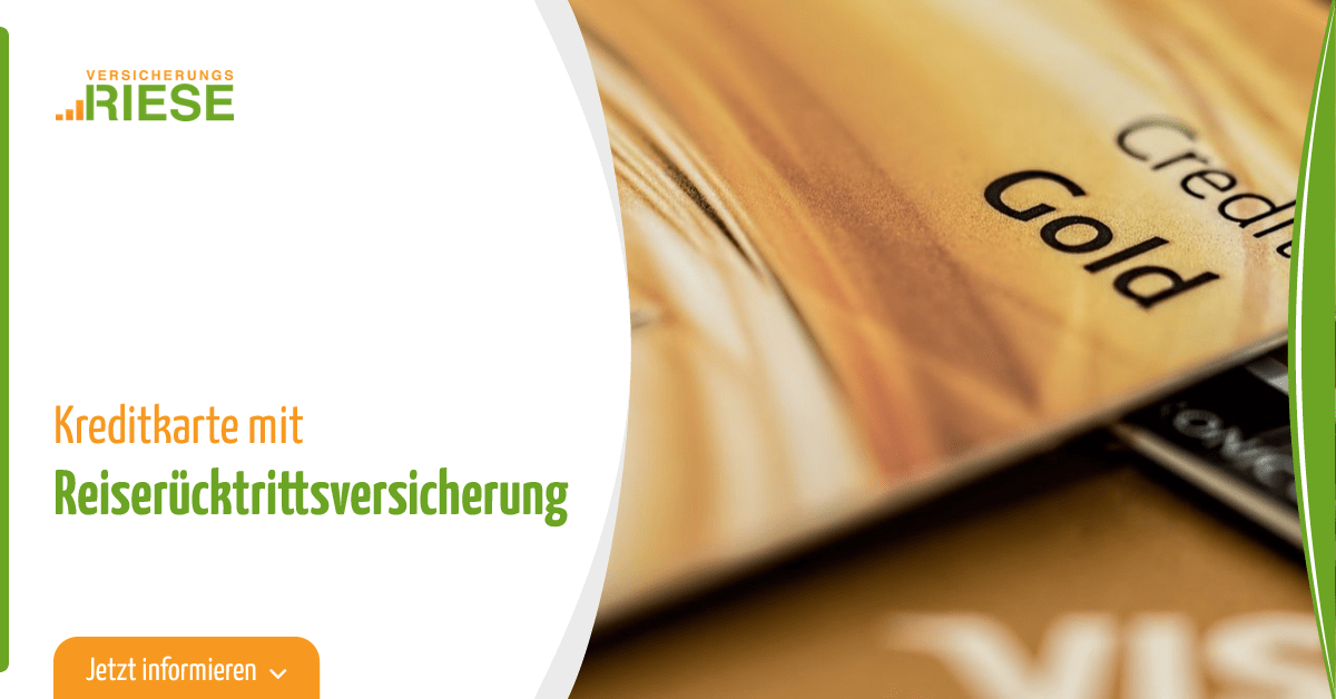 Kreditkarte mit Reiserücktrittsversicherung