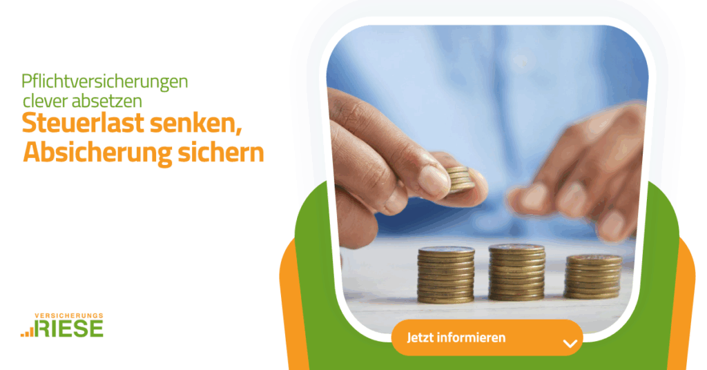 Steueroptimierung bei Pflichtversicherungen
