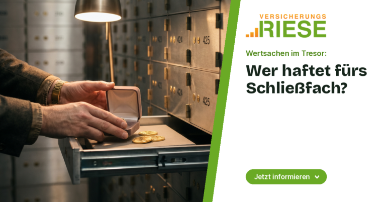 Bankschließfach Versicherung: Wer haftet für den Inhalt?