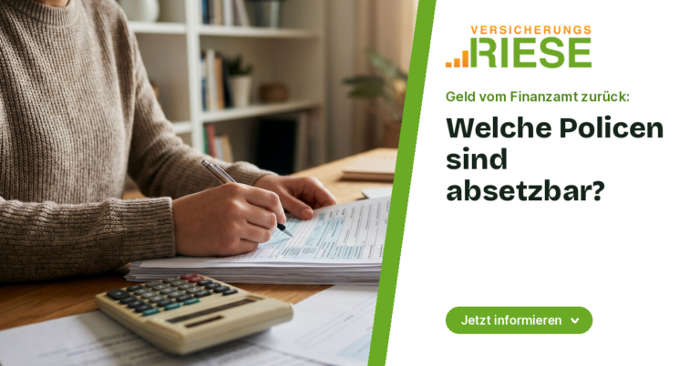 Welche Versicherungen kann man von der Steuer absetzen?