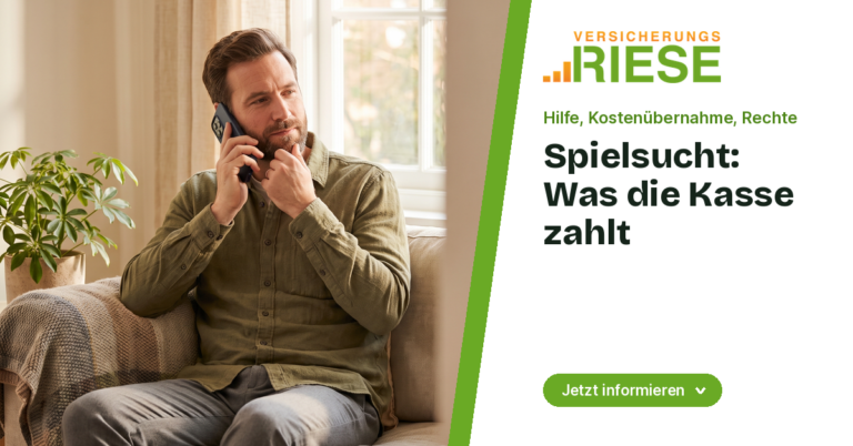 Spielsucht: Was die Krankenkasse zahlt und wo Betroffene Hilfe finden