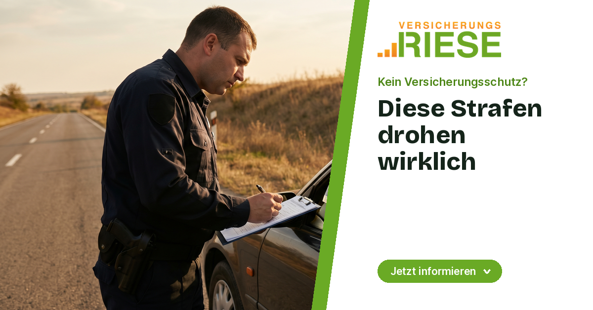 Fahren ohne Versicherung: Welche Strafen drohen?