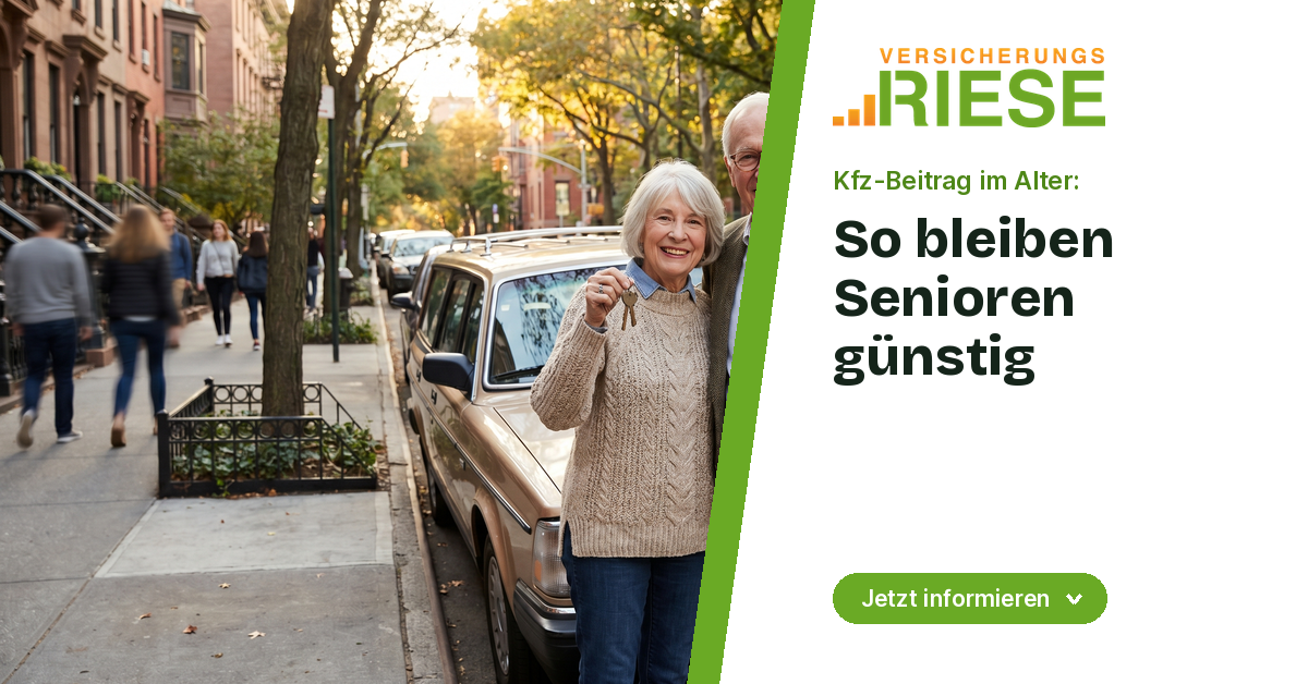 Kfz-Versicherung für Senioren: günstig bleiben im Alter