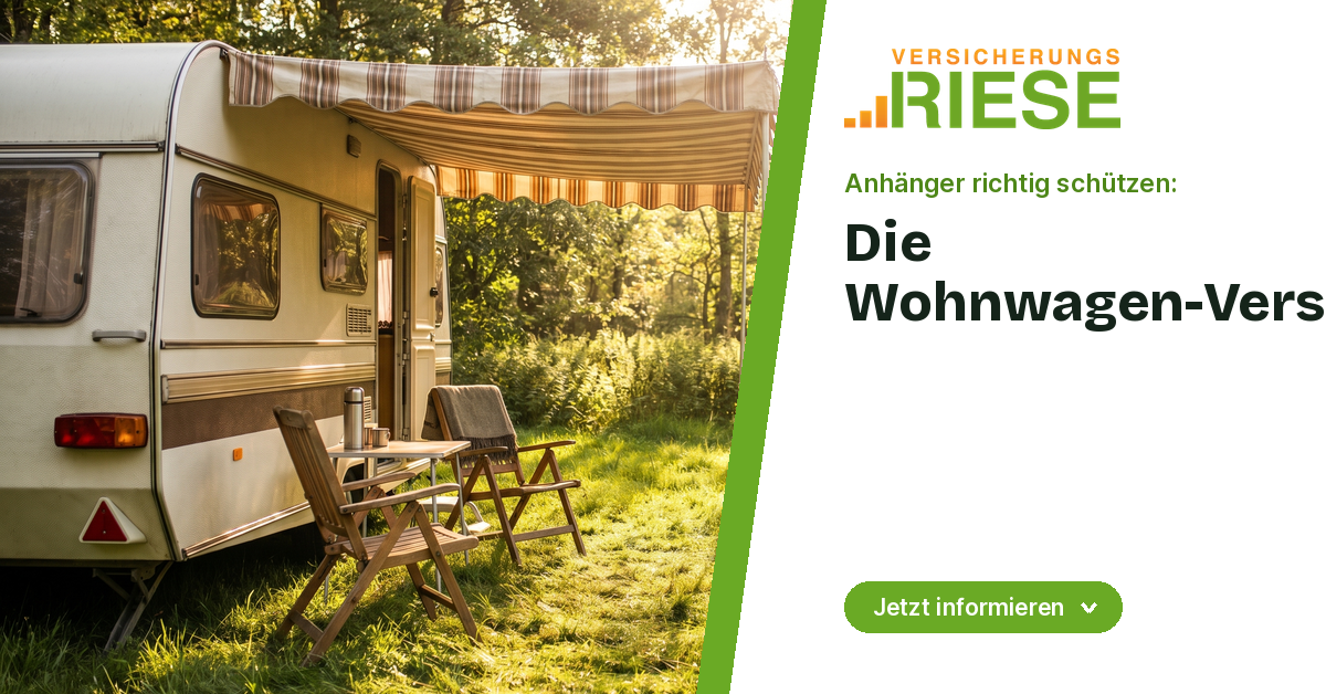 Wohnwagenversicherung: eigener Schutz für den Anhänger