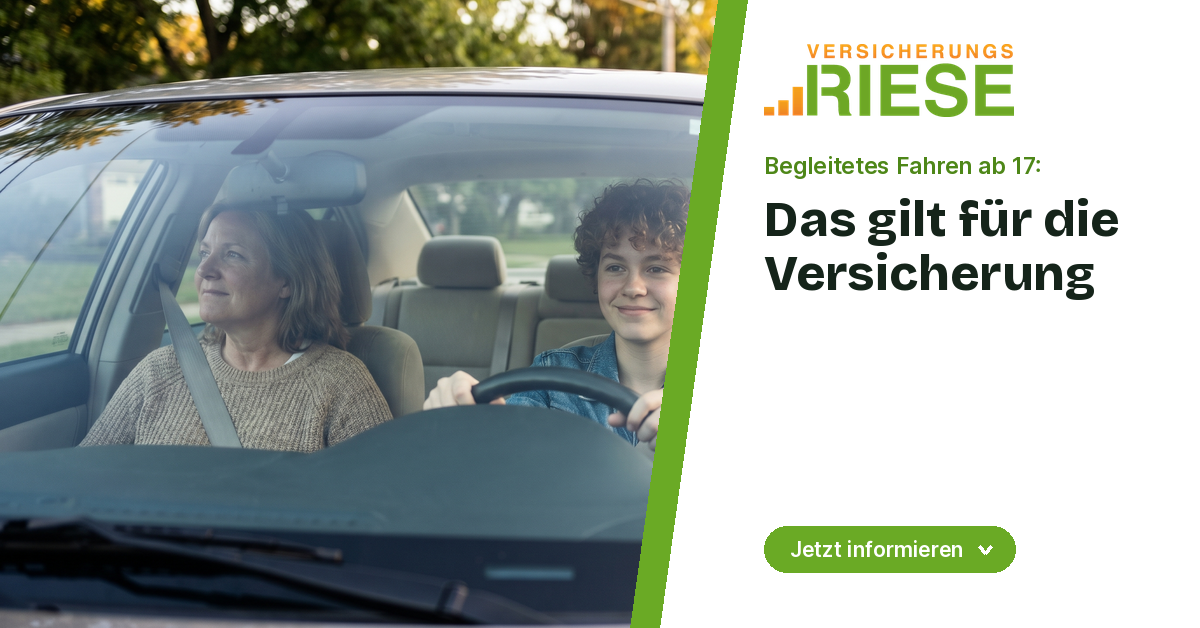 Begleitetes Fahren und Versicherung: das müssen Sie wissen
