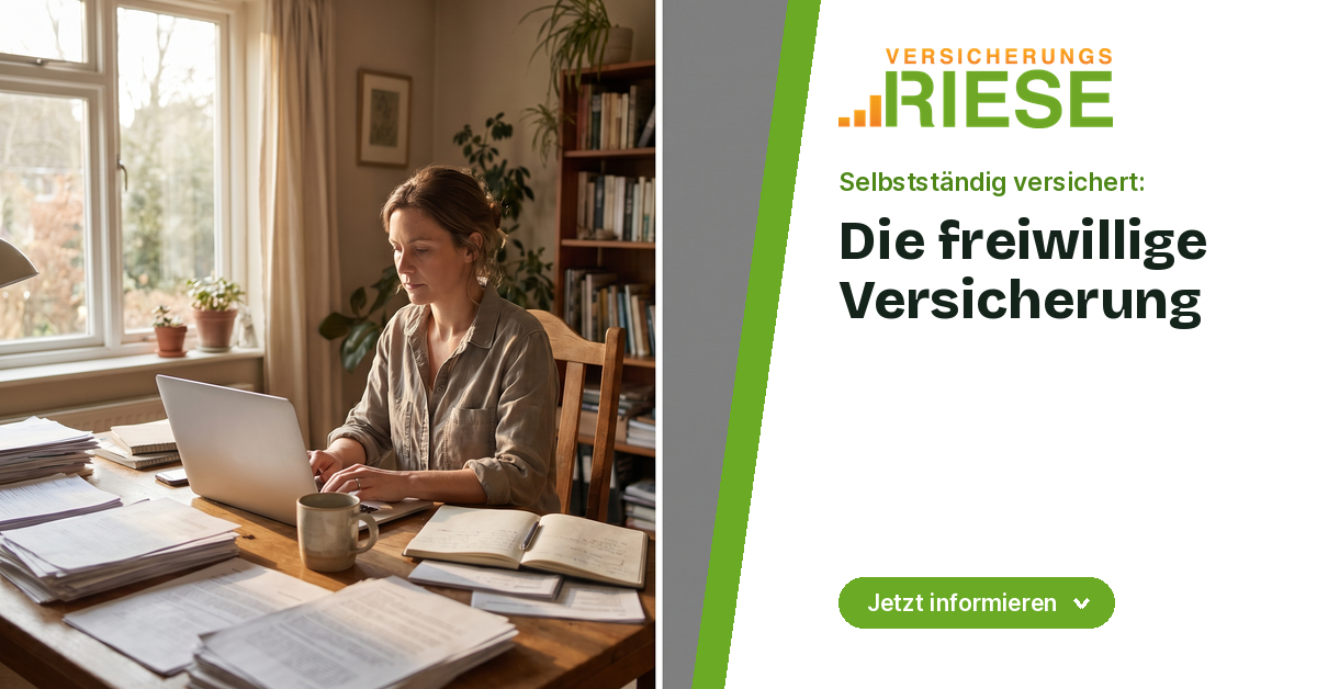 Freiwillige Versicherung: Vorteile für Selbstständige