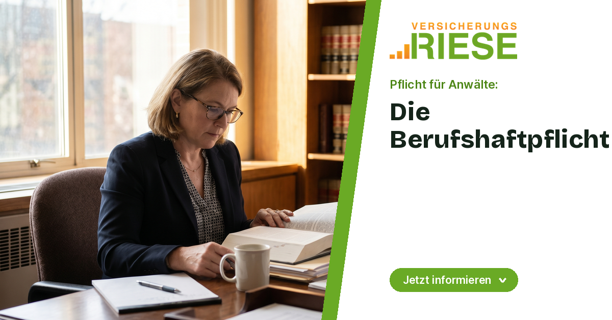 Rechtsanwalt-Versicherung: die Berufshaftpflicht für Anwälte