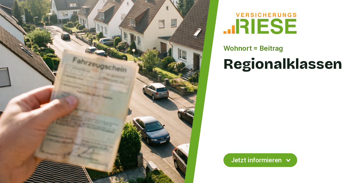 Deutschlandkarte mit farblich markierten Zulassungsbezirken