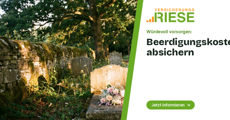 Beerdigungskosten-Versicherung: So sichern Sie sich ab