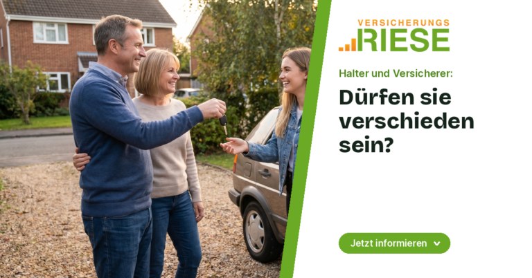 Auto auf mich, Versicherung auf jemand anderen: geht das?