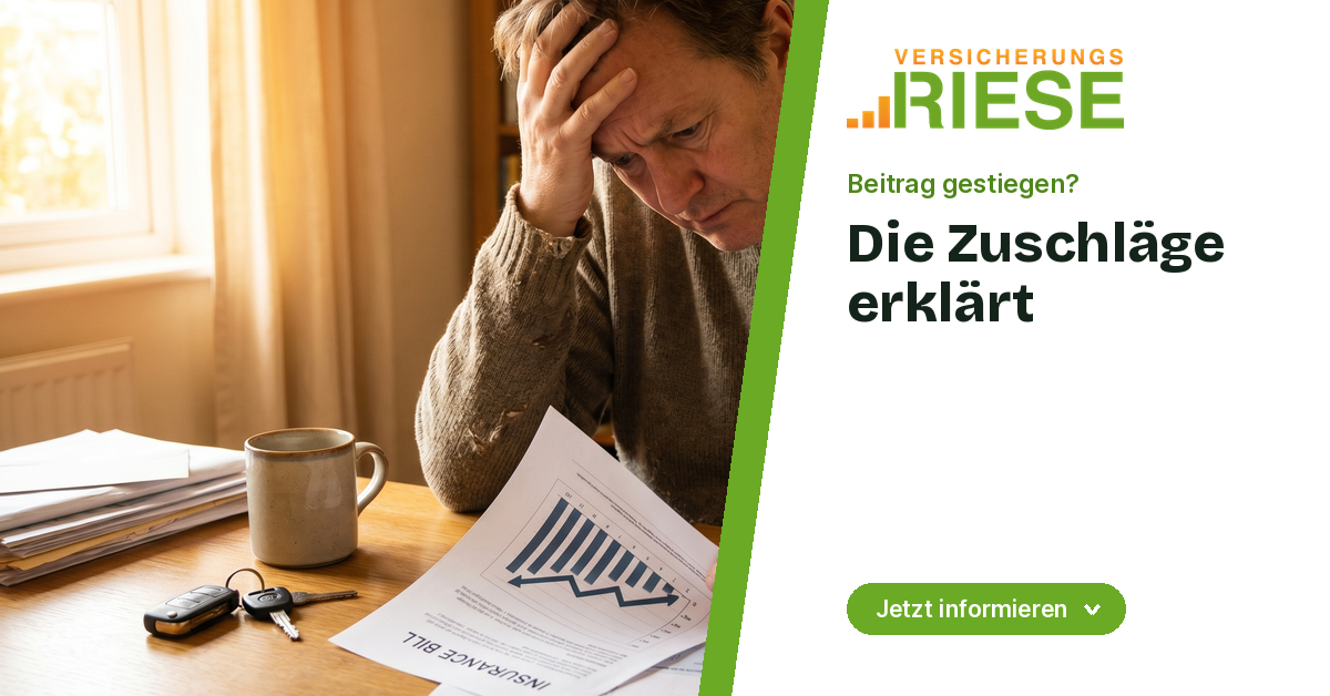 Prämienzuschlag in der Kfz-Versicherung: Ursachen und Tipps