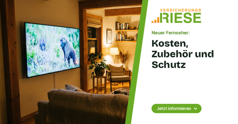Fernseher kaufen: Welcher Versicherungsschutz ist sinnvoll?
