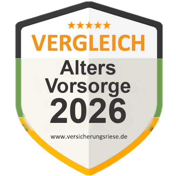 Altersvorsorge Vergleich 2026 – Siegel von Versicherungsriese