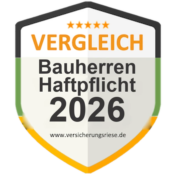 Bauherrenhaftpflicht Vergleich 2026 – Siegel von Versicherungsriese
