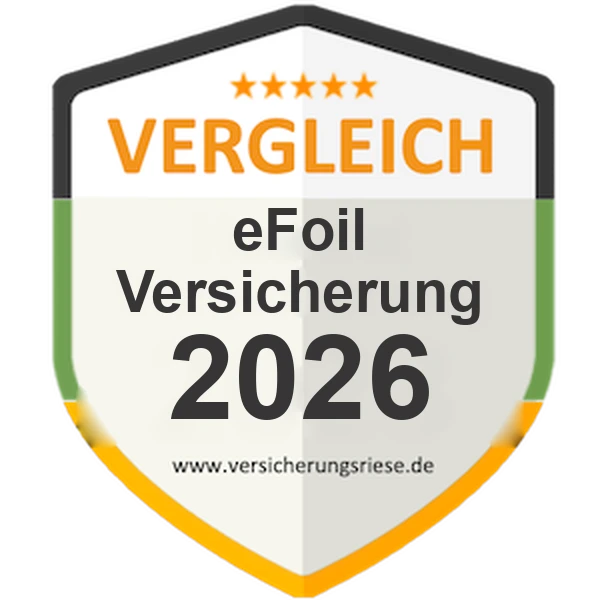 eFoil Versicherung Vergleich 2026 – Siegel von Versicherungsriese