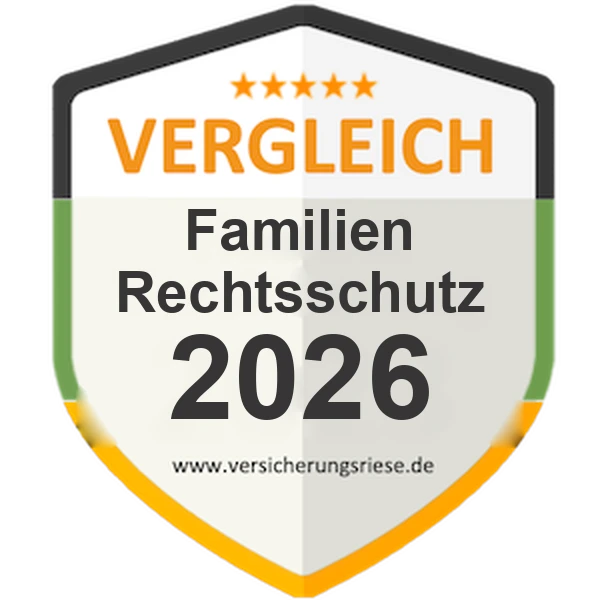Familienrechtsschutz Vergleich 2026 – Siegel von Versicherungsriese