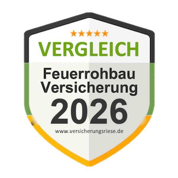 Feuerrohbauversicherung Vergleich 2026 – Siegel von Versicherungsriese