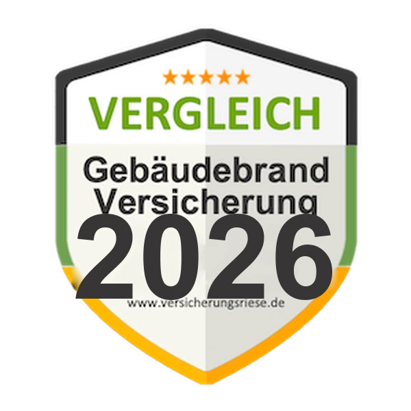 Gebäudebrandversicherung Vergleich 2026 – Siegel von Versicherungsriese