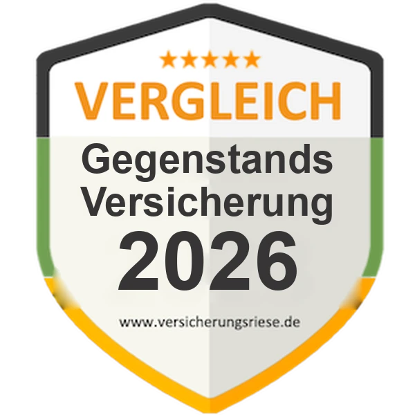 Gegenstandsversicherung Vergleich 2026 – Siegel von Versicherungsriese