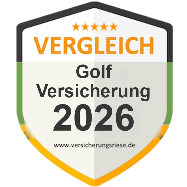 Golfversicherung Vergleich 2026 – Siegel von Versicherungsriese