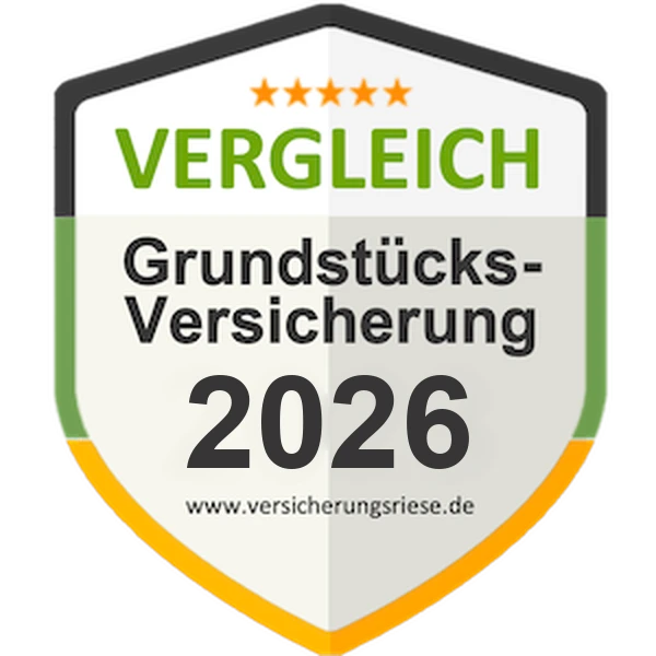 Grundstücksversicherung Vergleich 2026 – Siegel von Versicherungsriese