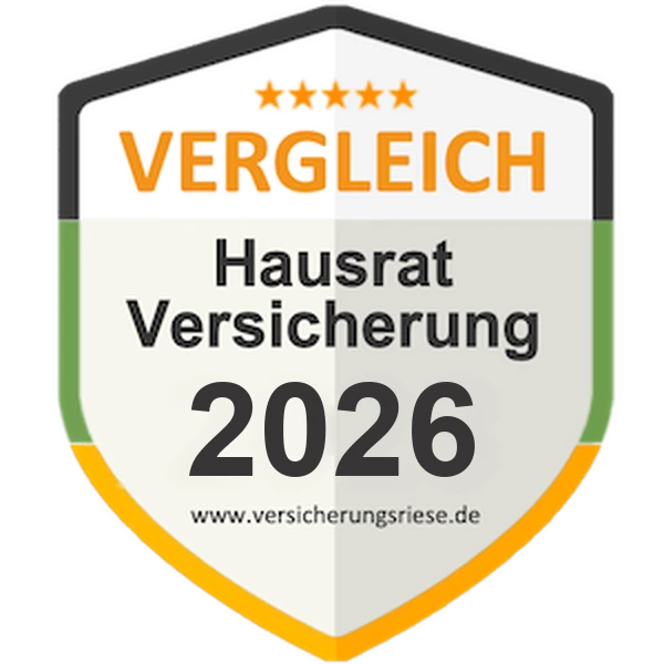 Hausratversicherung Vergleich 2026 – Siegel von Versicherungsriese