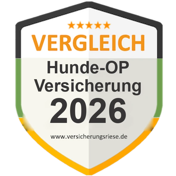 Hunde-OP-Versicherung Vergleich 2026 – Siegel von Versicherungsriese