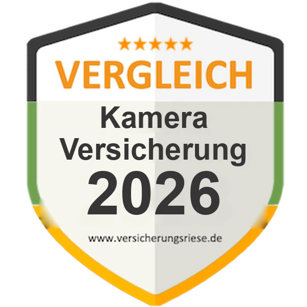 Kamera-Versicherung Vergleich 2026 – Siegel von Versicherungsriese