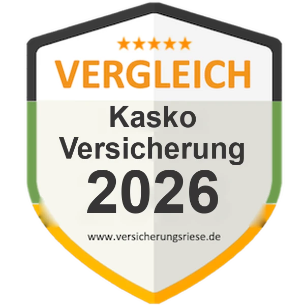 Kaskoversicherung Vergleich 2026 – Siegel von Versicherungsriese