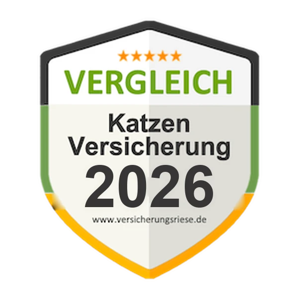 Katzenversicherung Vergleich 2026 – Siegel von Versicherungsriese