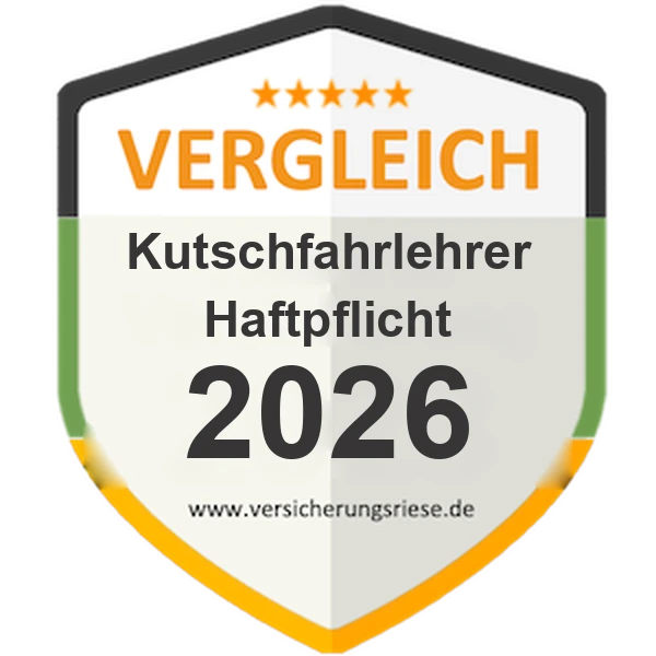 Kutschfahrlehrer-Haftpflicht Vergleich 2026 – Siegel von Versicherungsriese