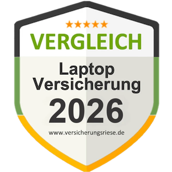 Laptop Versicherung Vergleich 2026 – Siegel von Versicherungsriese