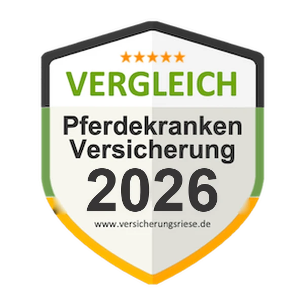 Pferdekrankenversicherung Vergleich 2026 – Siegel von Versicherungsriese