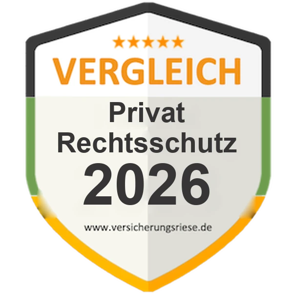 Privatrechtsschutz Vergleich 2026 – Siegel von Versicherungsriese