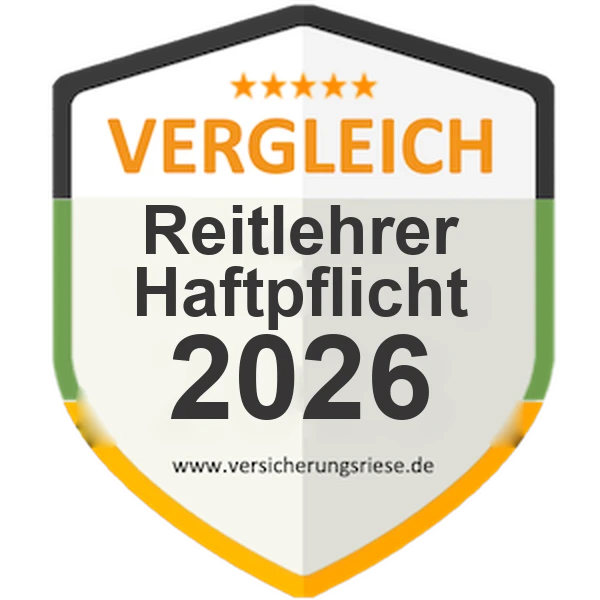 Reitlehrer-Haftpflicht Vergleich 2026 – Siegel von Versicherungsriese