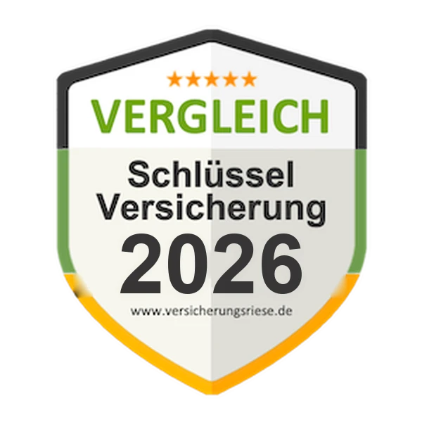 Schlüsselversicherung Vergleich 2026 – Siegel von Versicherungsriese