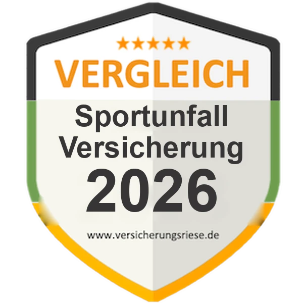 Sportunfallversicherung Vergleich 2026 – Siegel von Versicherungsriese