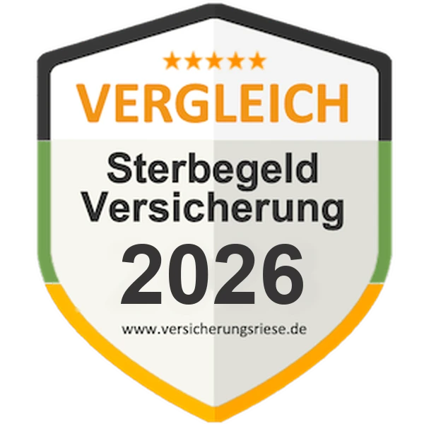 Sterbegeldversicherung Vergleich 2026 – Siegel von Versicherungsriese