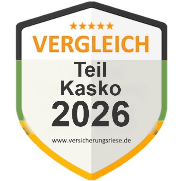 Teilkasko Vergleich 2026 – Siegel von Versicherungsriese