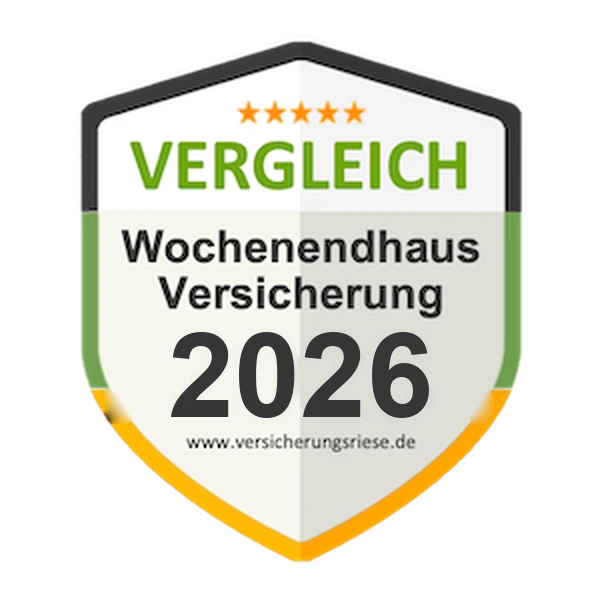 Wochenendhausversicherung Vergleich 2026 – Siegel von Versicherungsriese